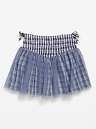 Image number 1 showing, Western Smocked Tulle Skirt for Toddler Girls