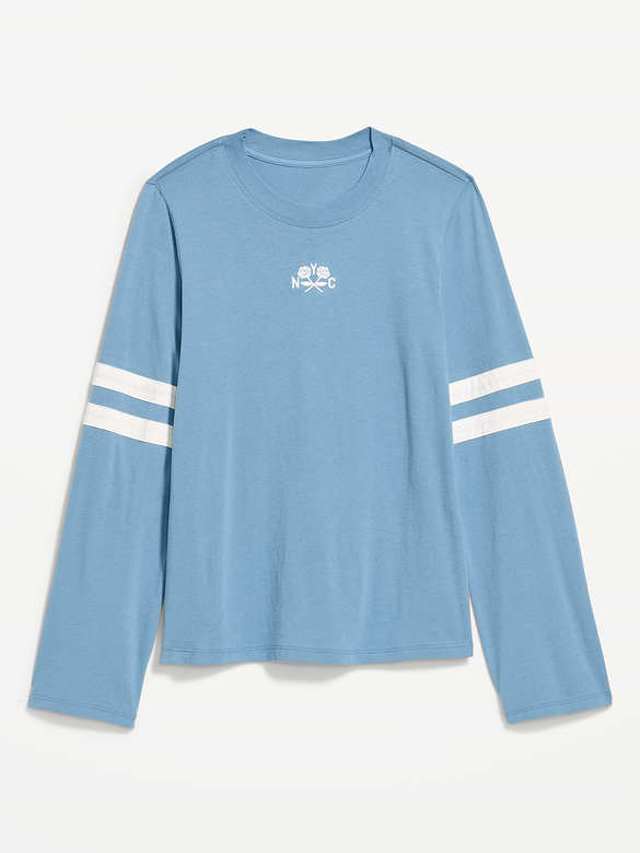 EveryWear Long-Sleeve Graphic T-Shirt