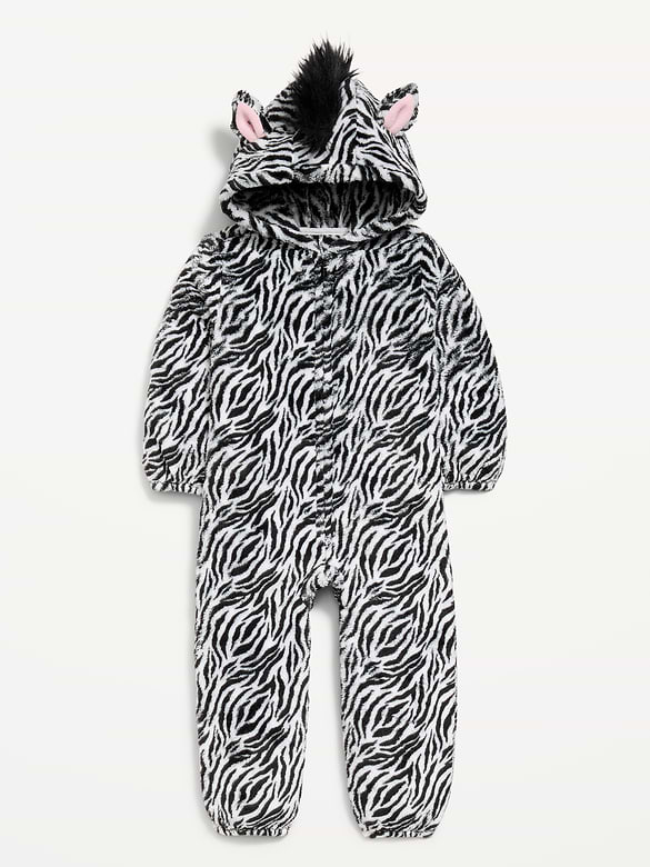 Hooded Critter Unisex Sherpa One-Piece for Toddler