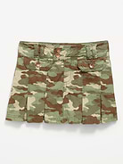 Image number 4 showing, Pleated Utility Twill Skirt for Girls