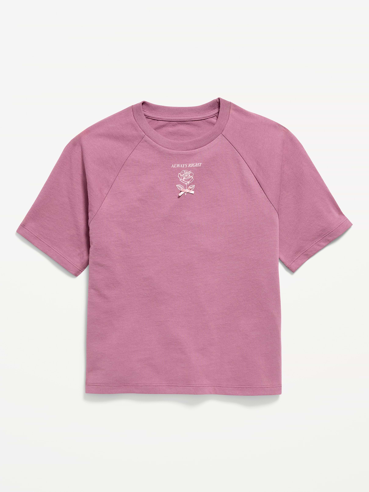L'image numéro 1 présente T-shirt surdimensionné à manches courtes à imprimé pour fille