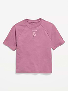 L'image numéro 1 présente T-shirt surdimensionné à manches courtes à imprimé pour fille