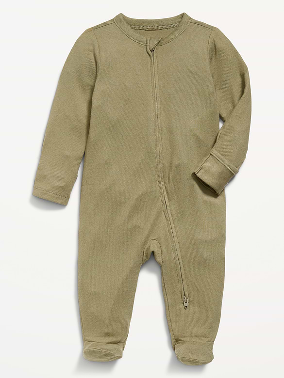 SoftMode 2-Way-Zip Sleep & Play Footed One-Piece for Baby