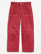 Image number 1 showing, Low-Rise Utility Pants for Girls
