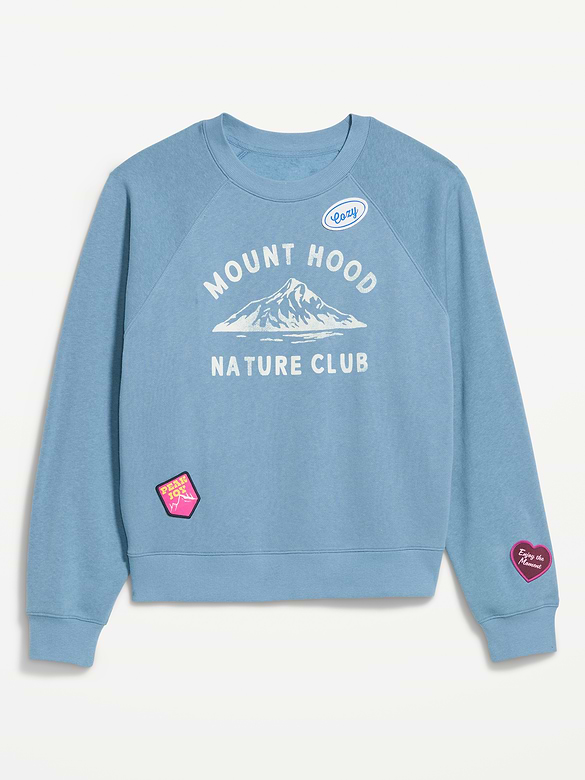 Oversized Raglan Sweatshirt