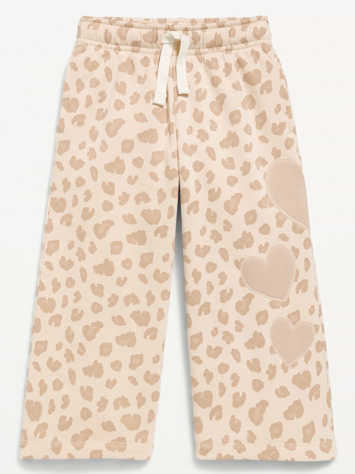 Image number 1 showing, Printed Wide-Leg Sweatpants for Toddler Girls