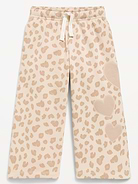 Image number 1 showing, Printed Wide-Leg Sweatpants for Toddler Girls