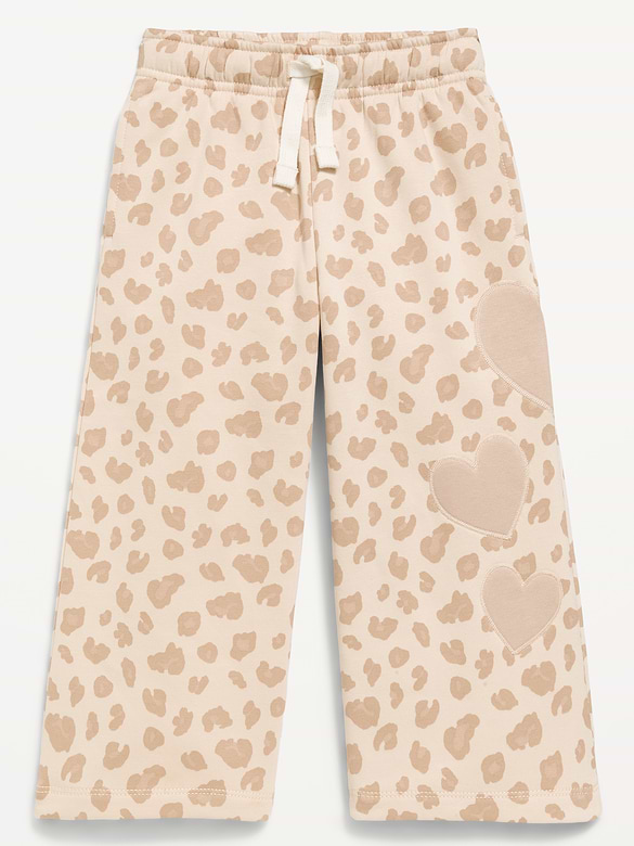 Printed Wide-Leg Sweatpants for Toddler Girls