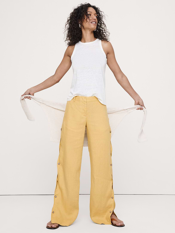 The Everyday Wide-Leg Pant in Linen
