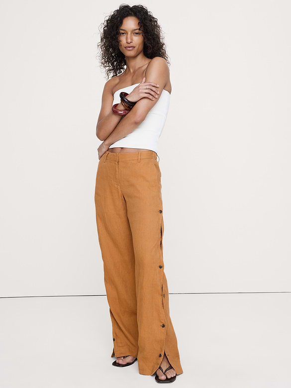 The Everyday Wide-Leg Pant in Linen