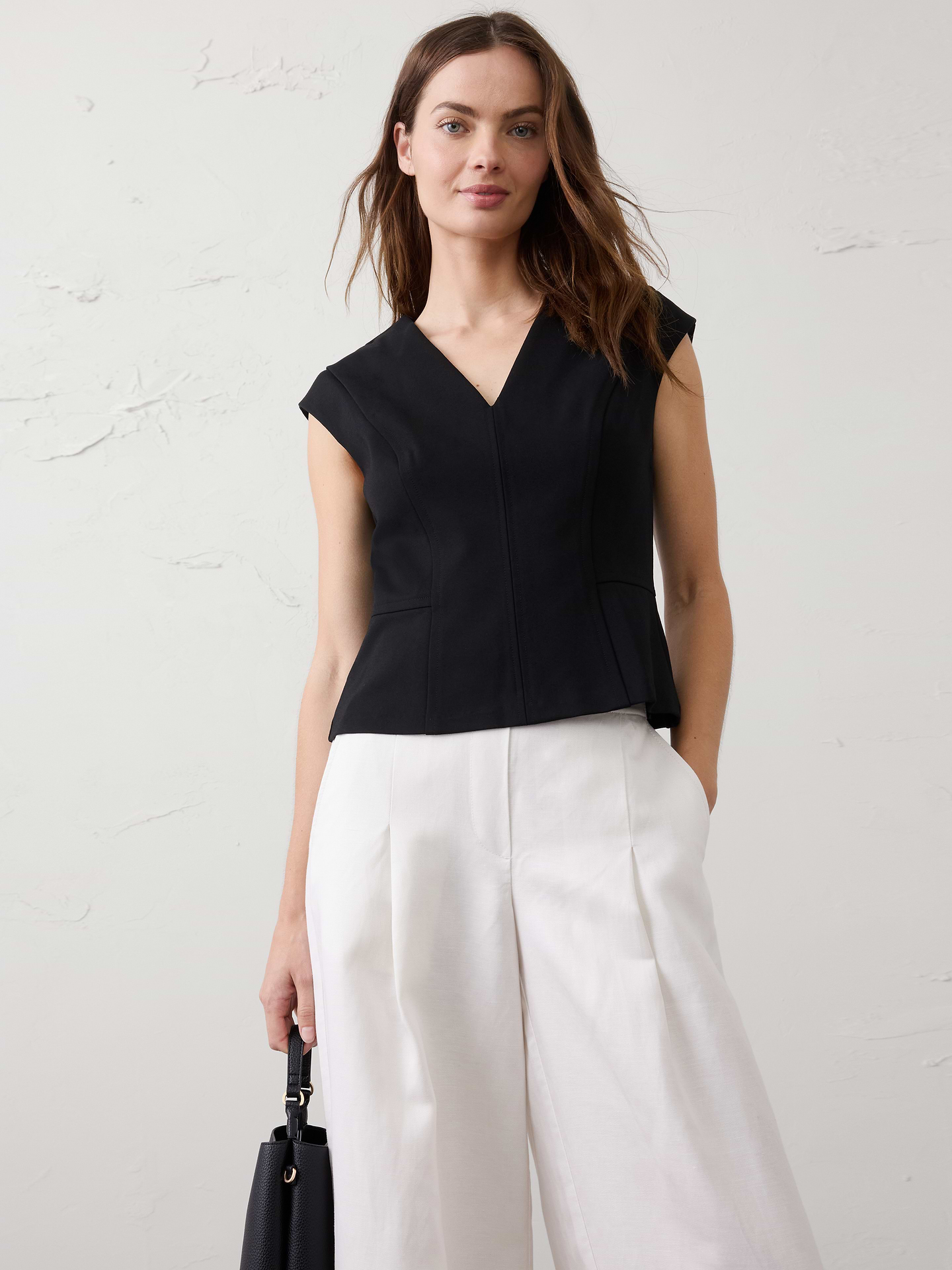 Image number 1 showing, Seamed Hourglass Top