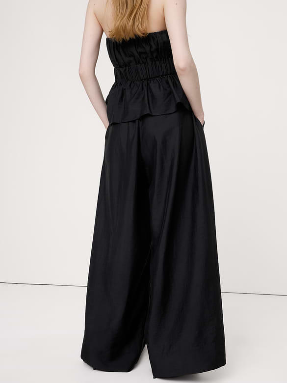 High-Rise Wide-Leg Palazzo Pant