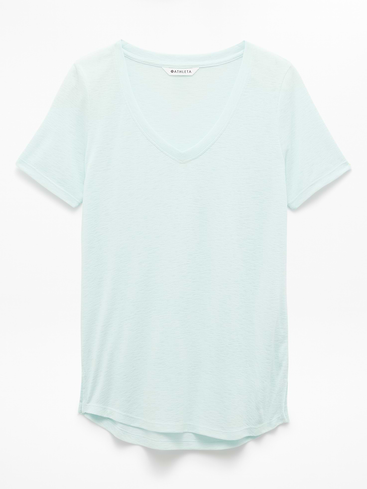 Image number 7 showing, Breezy Scoop V-Neck Tee