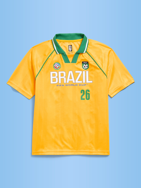 FIFA World Cup 26™ Brazil Lifestyle Collared Jersey T-Shirt for Kids