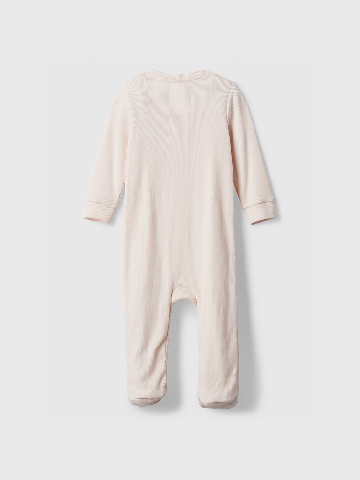 Image 3 of 3, Baby Ribbed Two-Way Zip One-Piece