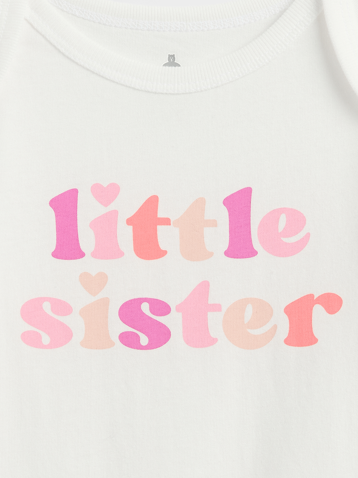 Image number 2 showing, Baby Little Sibling Bodysuit