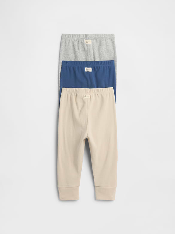 Baby Pull-On Pants (3-Pack)
