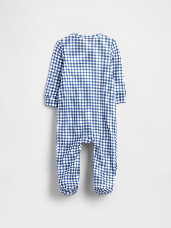 Baby Print Two-Way Zip One-Piece