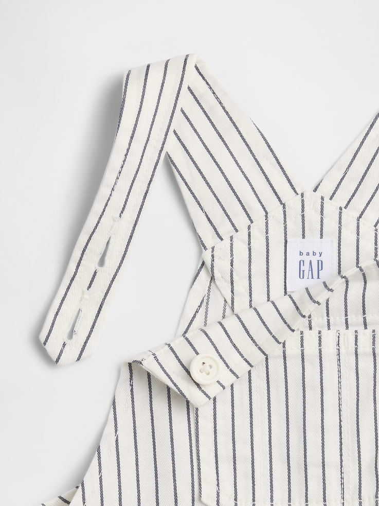 Image number 2 showing, Baby Stripe Shortalls
