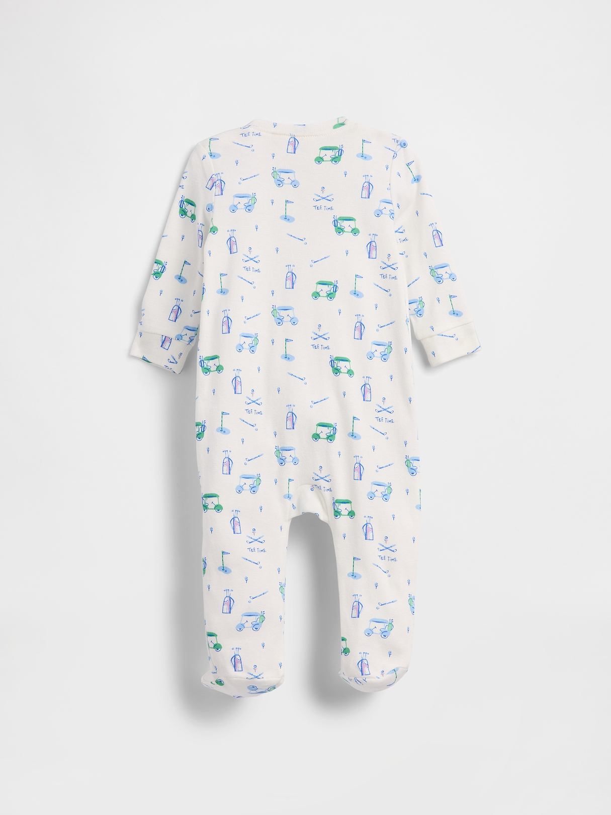 Baby Print Two-Way Zip One-Piece | Gap Factory