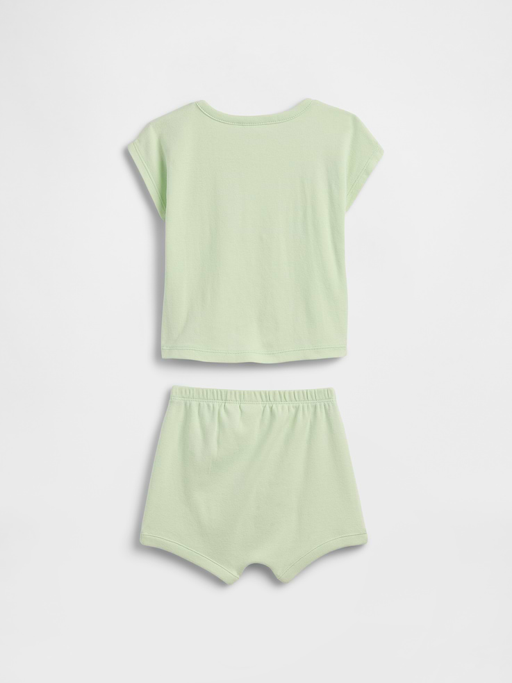 Image number 3 showing, Baby Two-Piece Graphic Outfit Set
