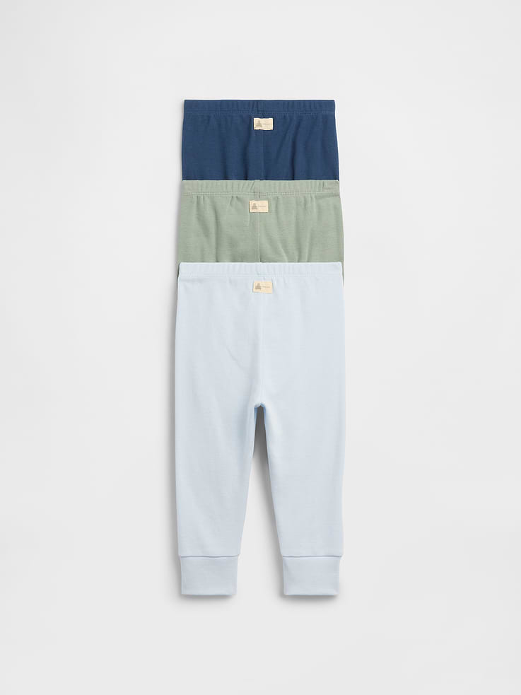 Image 3 of 3, Baby Pull-On Joggers (3-Pack)