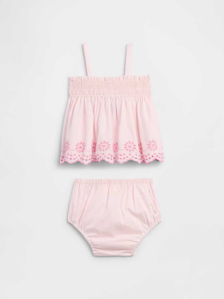 Image number 3 showing, Baby Eyelet Two-Piece Outfit Set