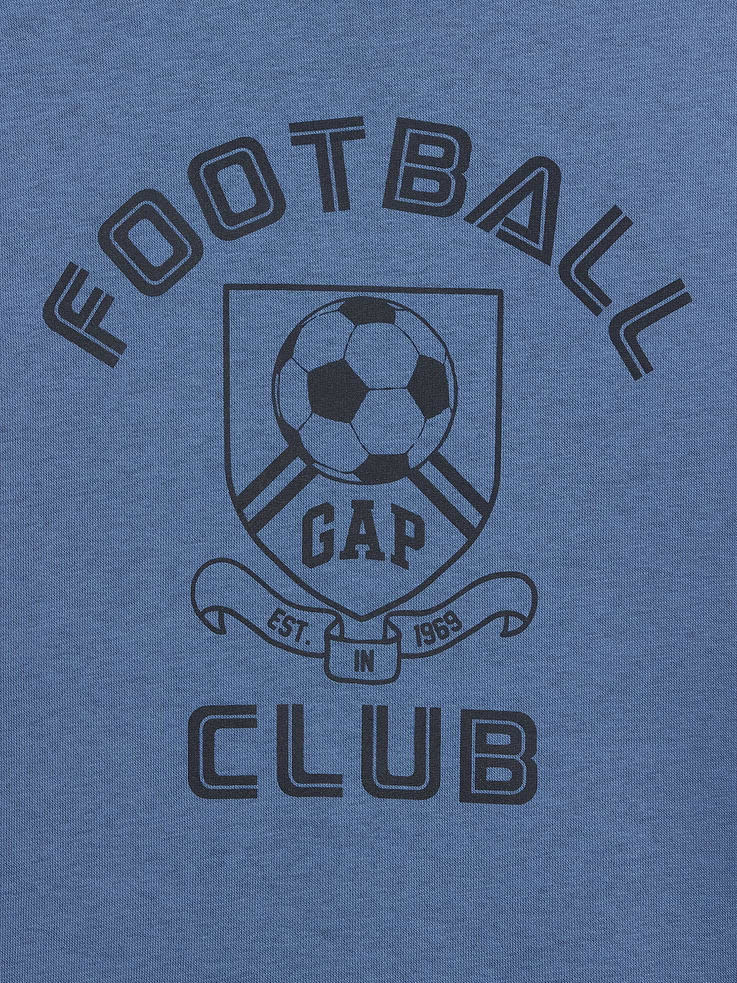 Image number 3 showing, Kids Relaxed Gap Football Sweatshirt