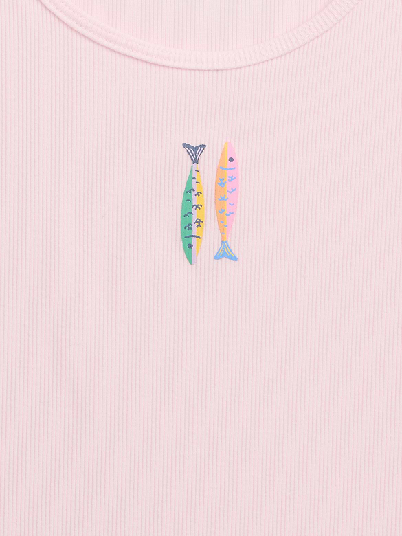 Gap Logo Ribbed Tank Top