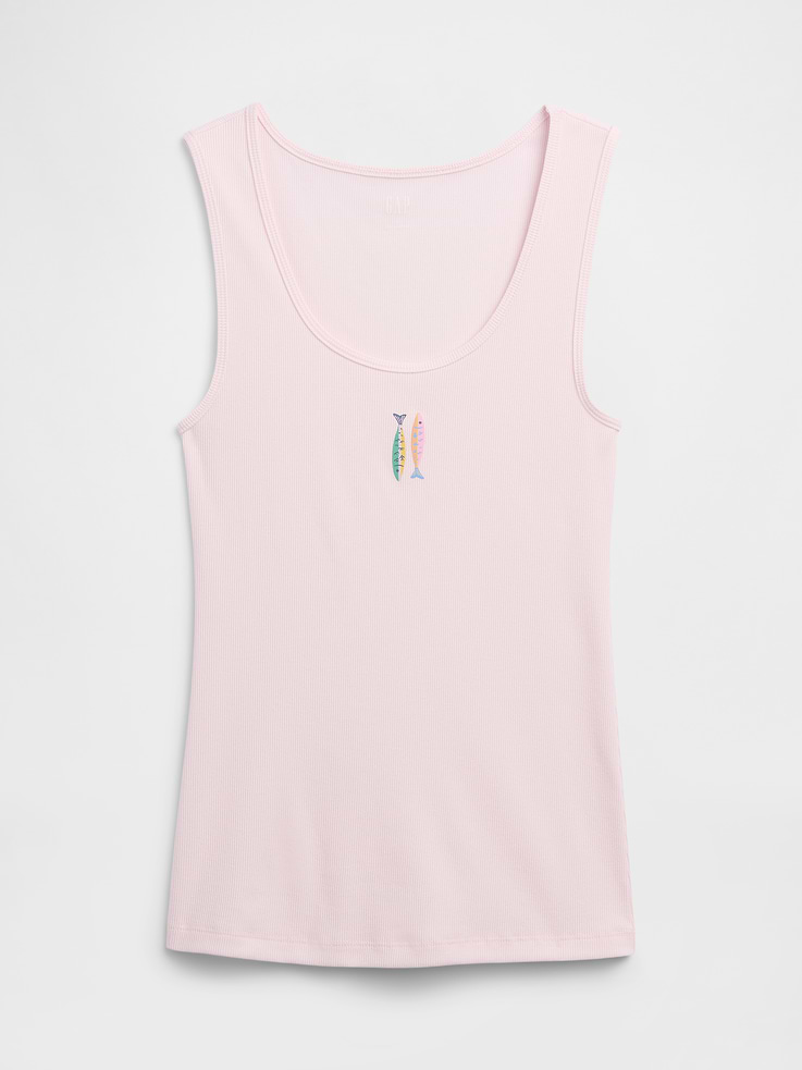 Image number 5 showing, Gap Logo Ribbed Tank Top