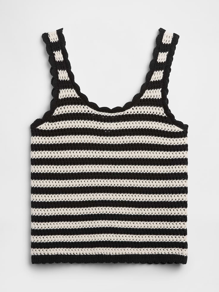 Image number 5 showing, Crochet Scoopneck Tank Top
