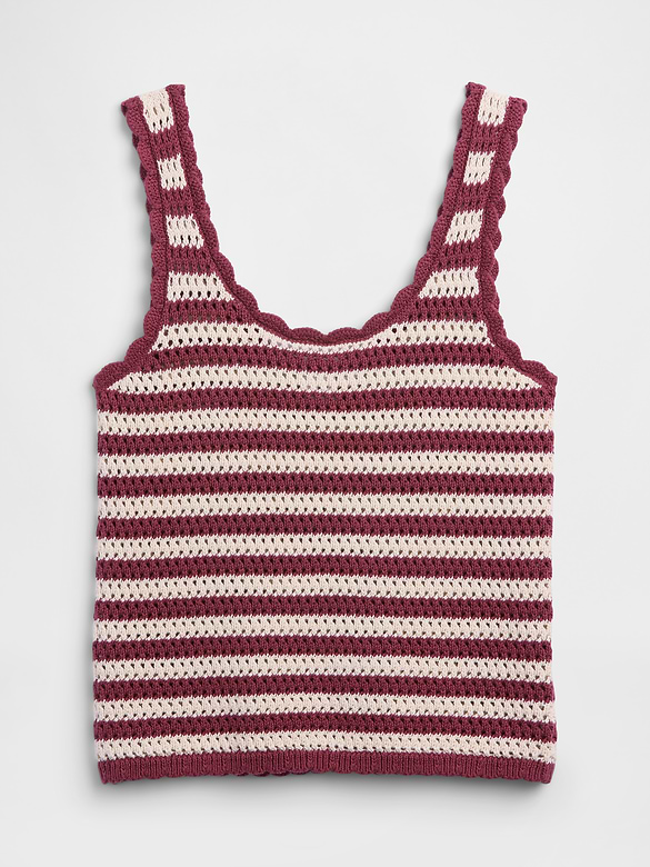 Crochet Scoopneck Tank Top