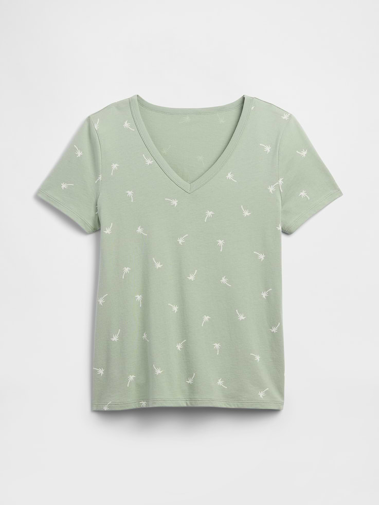 Image number 5 showing, Favorite Print V-Neck T-Shirt