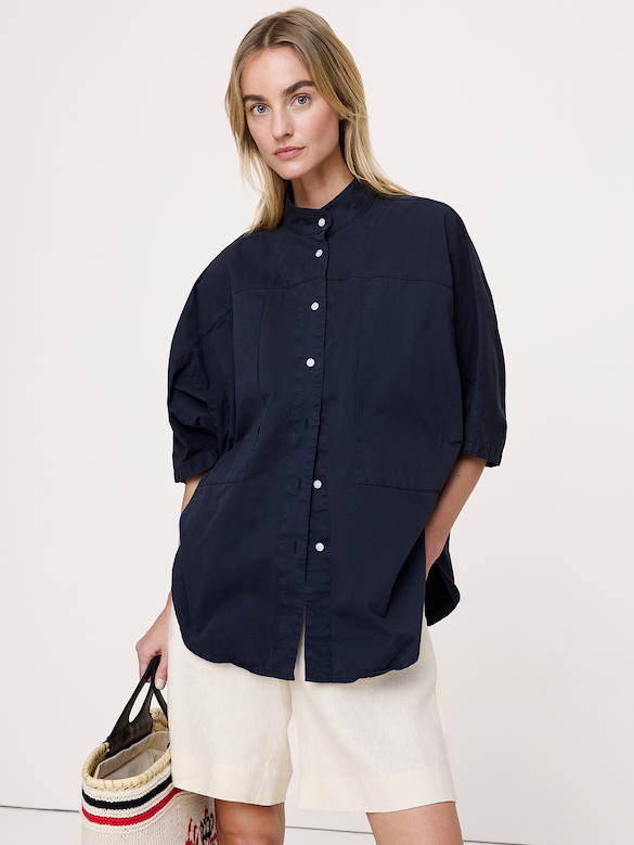 Cotton Twill Utility Tunic