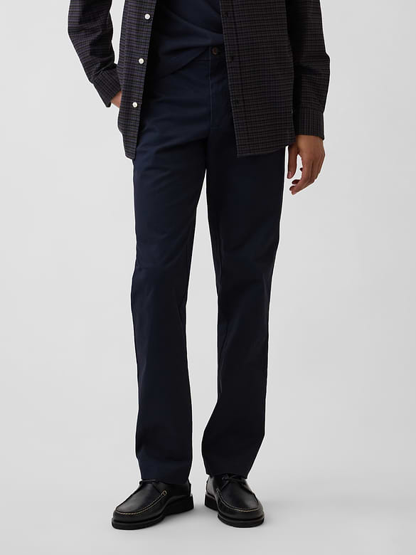 Modern Straight Khakis