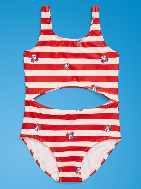 Old Navy x Disney Minnie Mouse Cutout One-Piece Swimsuit for Girls
