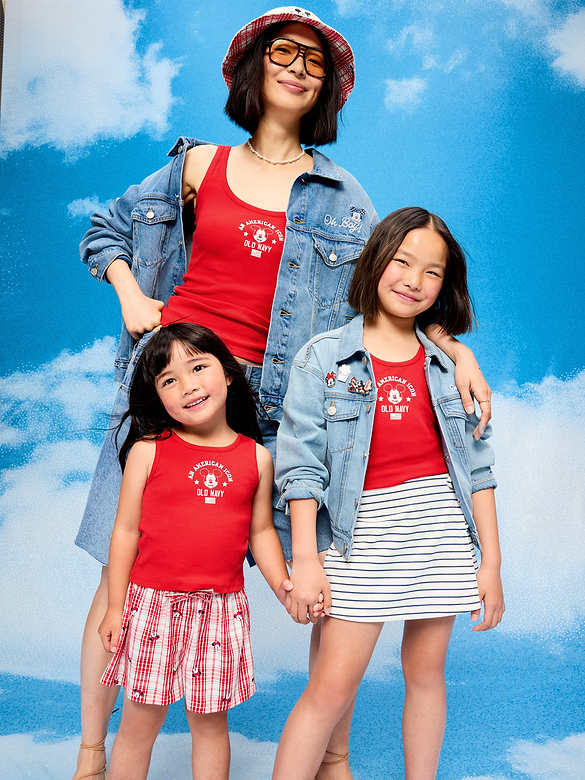 Old Navy x Disney Mickey Mouse Ribbed Tank Top for Toddler Girls