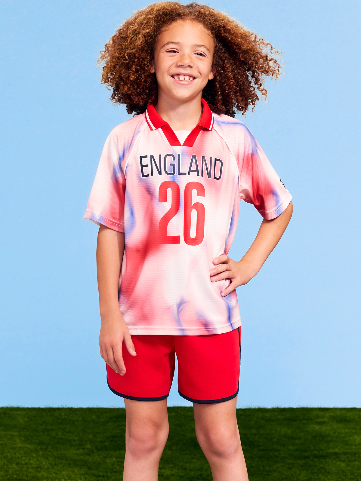FIFA World Cup 26™ England Lifestyle Collared Jersey T-Shirt for Kids