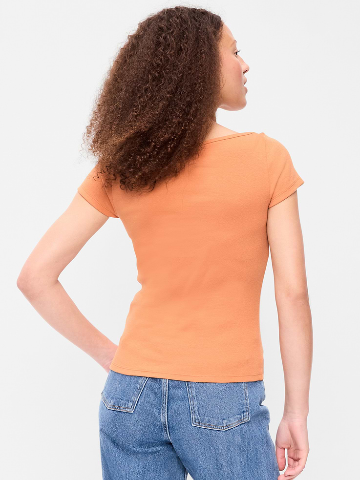 Image number 2 showing, Snug Boatneck T-Shirt