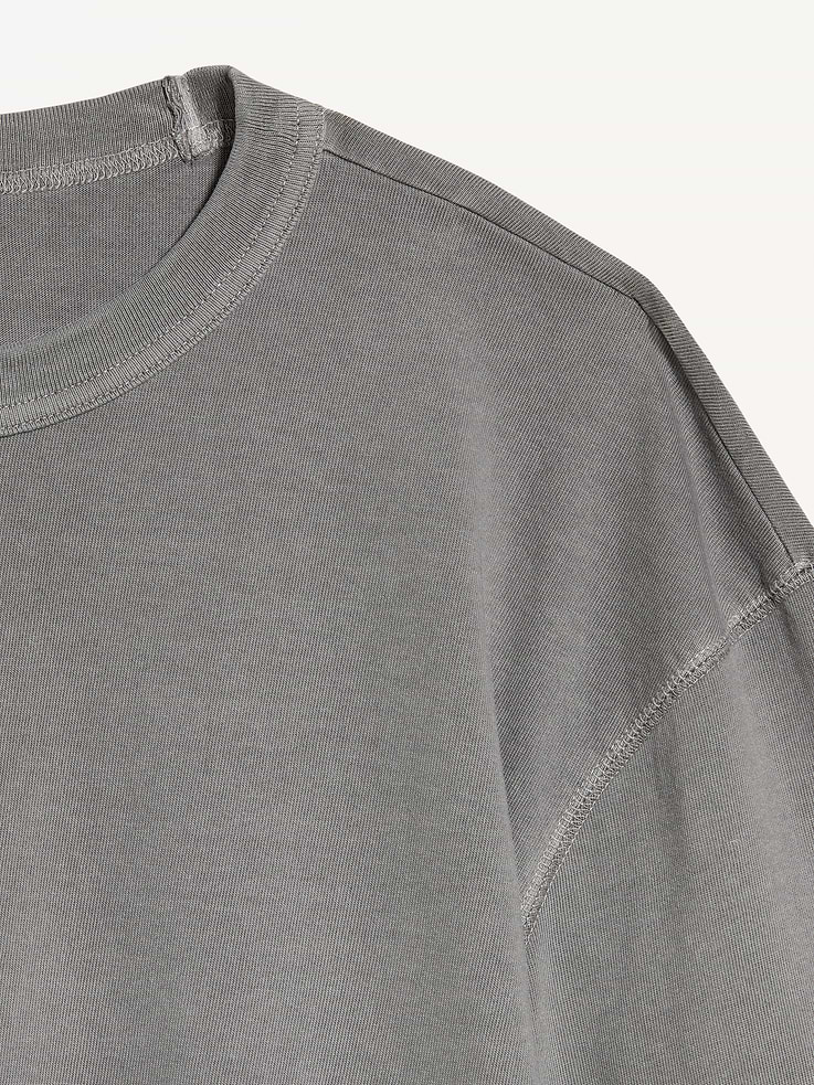 Image number 4 showing, Garment-Dyed Heavyweight Cropped T-Shirt