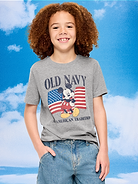 Image number 4 showing, Old Navy x Disney Mickey Mouse Gender-Neutral Logo-Graphic T-Shirt for Kids