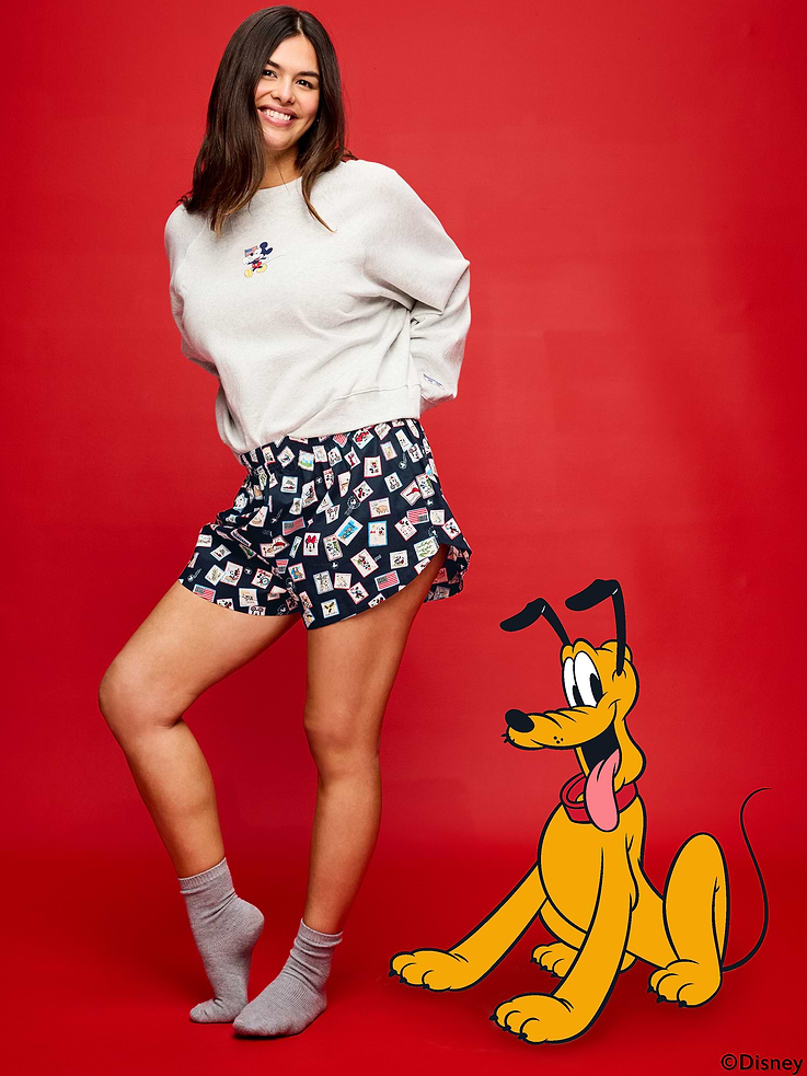 Image number 4 showing, Old Navy x Disney Boxer Pajama Shorts for Women