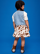 L'image numéro 3 présente Jupe en denim western Histoire de jouets Old Navy x Pixar pour toute-petite
