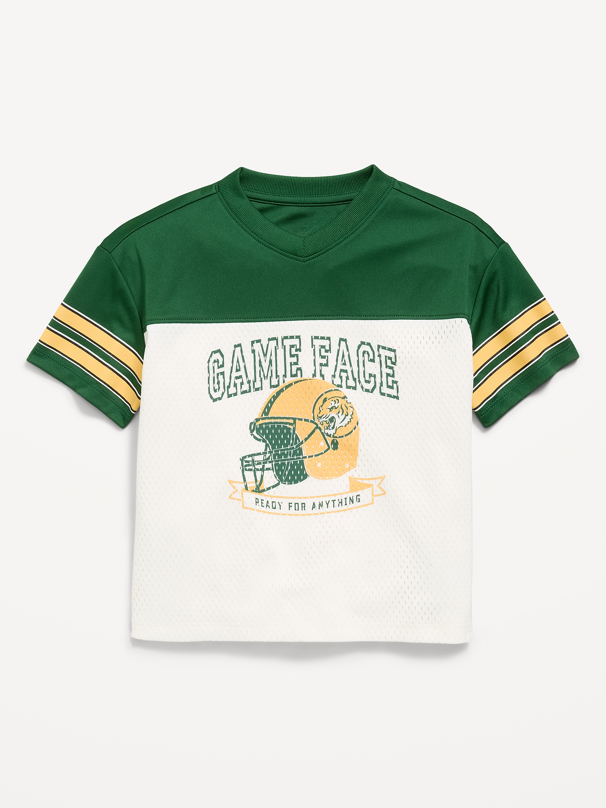 Image number 1 showing, Oversized Mesh Graphic Football T-Shirt for Toddler Boys
