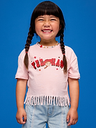 L'image numéro 1 présente T-shirt droit à ourlet à franges et à imprimé Histoire de jouets Old Navy x Pixar pour toute-petite