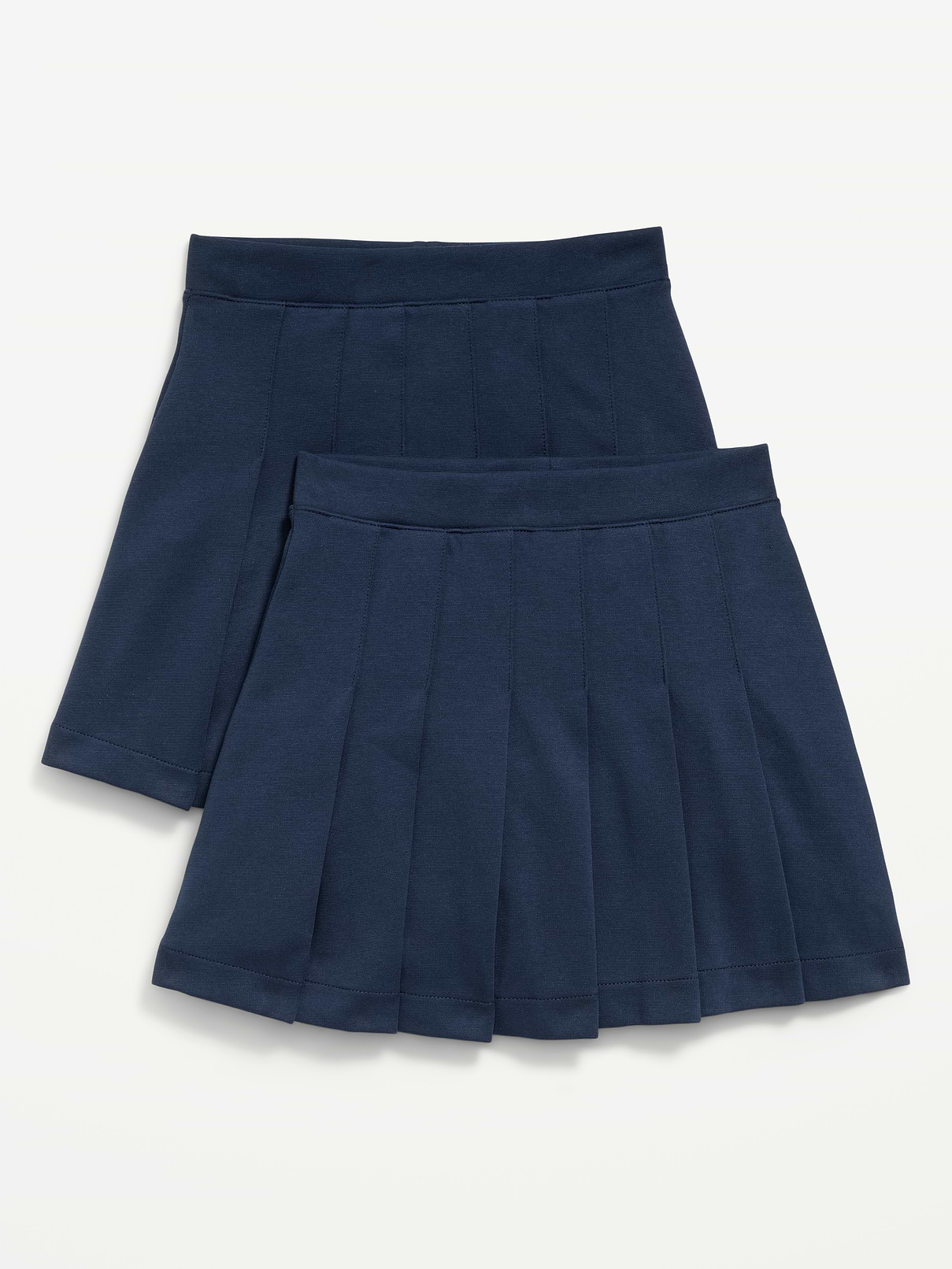 Image number 1 showing, School Uniform Ponte-Knit Pleated Skort for Girls
