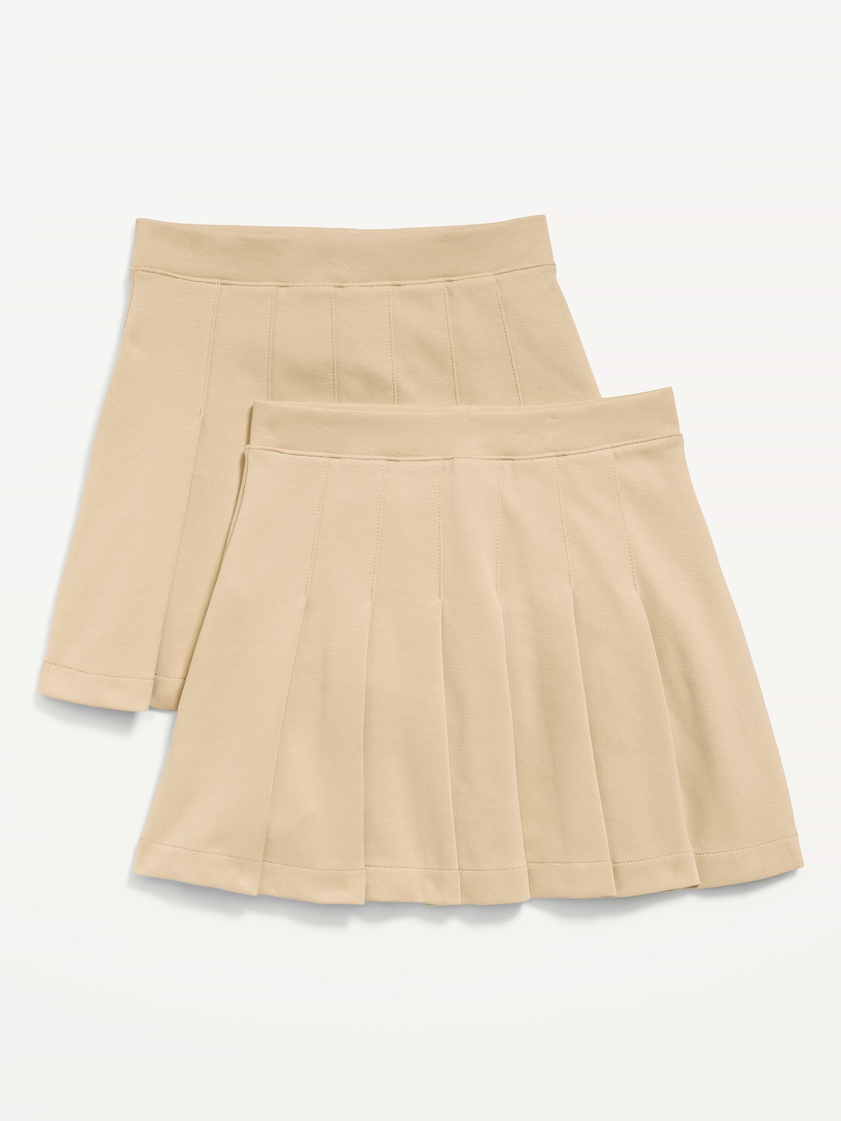 Image number 1 showing, School Uniform Ponte-Knit Pleated Skort for Girls