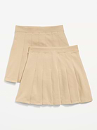 Image number 1 showing, School Uniform Ponte-Knit Pleated Skort for Girls