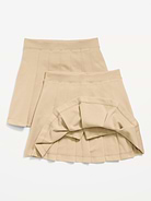 Image number 3 showing, School Uniform Ponte-Knit Pleated Skort for Girls