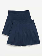 Image number 2 showing, School Uniform Ponte-Knit Pleated Skort for Girls